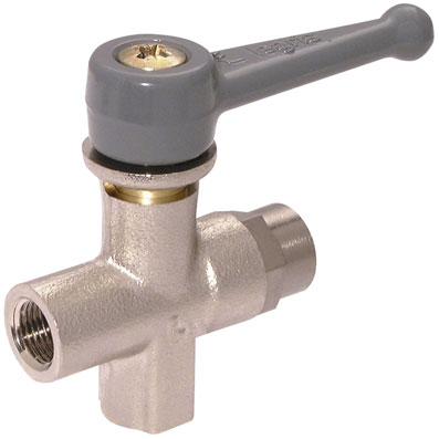 1/8" x 4mm FEMALE RIGHT ANGLED BALL VALVE - LE-0483 04 10